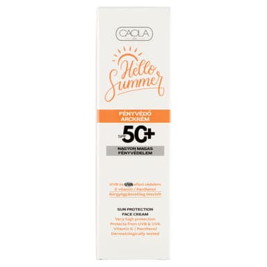 Caola Hello Summer fényvédő arckrém SPF50+ - 75 ml