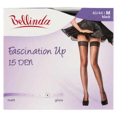 Bellinda Fascination 15 Den Fekete M Combfix - 1 db