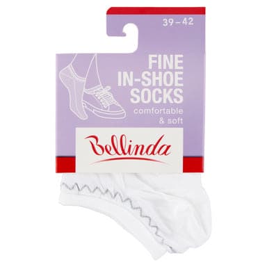 Bellinda Fine In-Shoe Fehér 39-42 Női Zokni - 1 pár