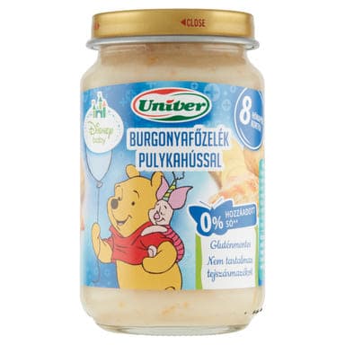 Univer Bébiétel Burgonyafőzelék Pulykahús Ízesítéssel 8 Hónapos Kortól - 163 g
