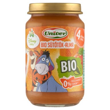 Univer Bébiétel Sütőtök- Alma Ízesítéssel 4 Hónapos Kortól - 163 g