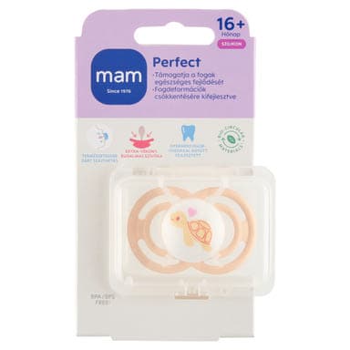 MAM Perfect szilikon játszócumi 16 hónapos kortól - 1 db