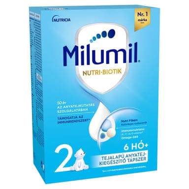 Milumil 2 tejalapú anyatej-kiegészítő tápszer 6 hónapos kortól - 500 g