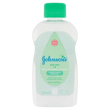 Johnson's aloe vera babaolaj - 200 ml