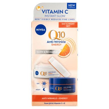 Nivea Q10 Nappali + Éjszakai ránctalanító krém duo 50 ml - 2 db