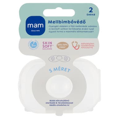Mam Mini Szilikon Mellbimbóvédő - 2 db