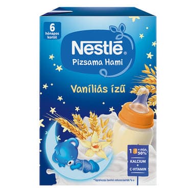 Nestlé Pizsama Hami UHT folyékony gabonás bébiétel 6 hónapos kortól vaníliás ízű 2 x 200 ml - 400 ml