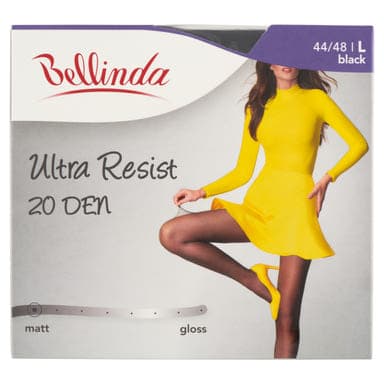 Bellinda Ultra Resist harisnya 20Den /fekete L - 1 db