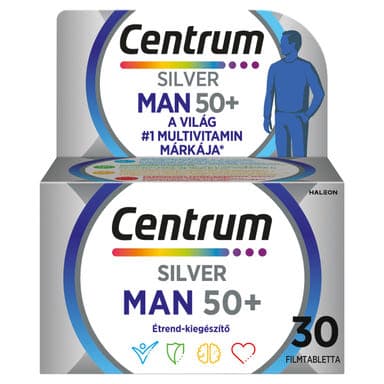 Centrum férfiaknak 50+ A-Z-ig multivitamin - 30 db
