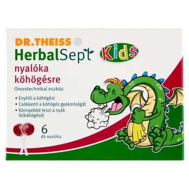 Dr.Theiss Herbalsept Köhögésre Nyalóka - 6 db
