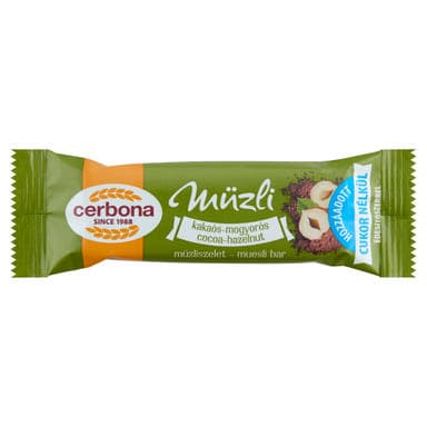 Cerbona kakaós-mogyorós szelet - 20 g