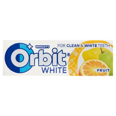 Orbit drazsé white fruit - 14 g