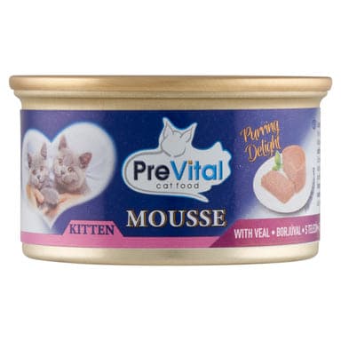 Prevital konzerv mousse borjúval kölyök macskáknak - 85 g