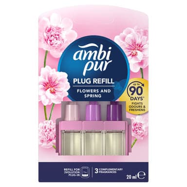 Ambi Pur 3Volution Flowers & Spring Elektromos Utántöltő - 20 ml