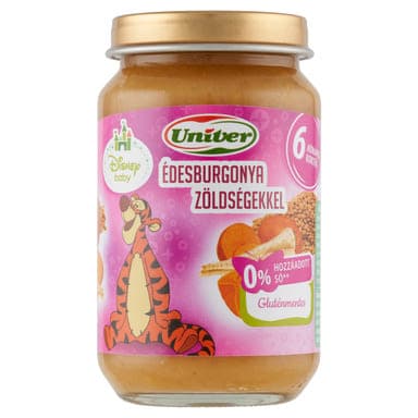 Univer édesburgonya zöldségekkel 6 hónapos kortól - 163 g