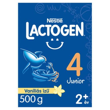 Lactogen 4 Junior tejalapú italpor vitaminokkal és ásványi anyagokkal vaníliás ízű 2 éves kortól - 500 g