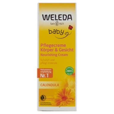 Weleda Calendula babaápoló krém arcra, testre - 75 ml