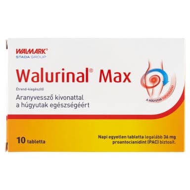 Walurinal Max tabletta aranyvessző kivonattal - 10 db