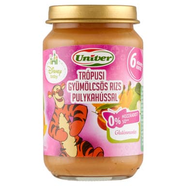 Univer trópusi gyümölcsös rizs, pulykamell 6 hónapos kortól - 163 g