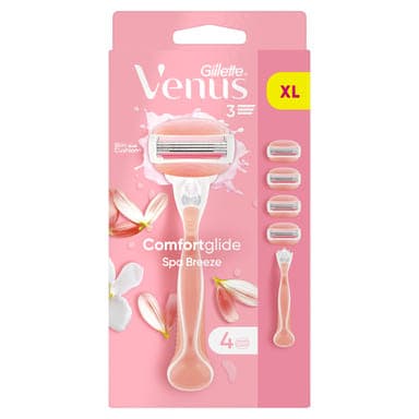 Gillette Venus ComfortGlide Spa Breeze borotvakészülék 3 pengés + 4 borotvabetét - 1 db