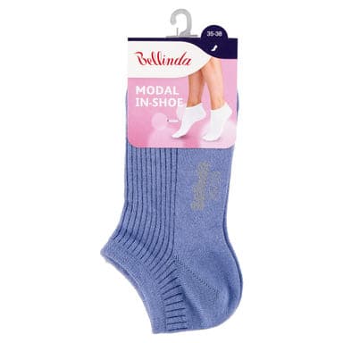 Bellinda In-Shoe Modal női zokni /kék és zöld 35-38 - 1 db