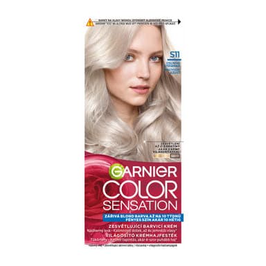 Garnier Color Sensation tartós hajfesték /S11 ragyogó ezüst - 110 ml