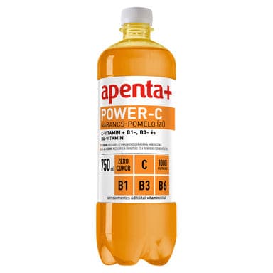 Apenta+ Power szénsavmentes üdítőital vitaminokkal narancs-pomelo ízű - 750 ml