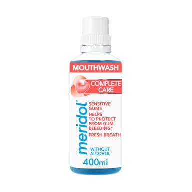 Meridol Complete Care szájvíz fogínyvérzés és fogínygyulladás ellen - 400 ml