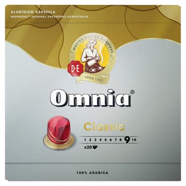 Douwe Egberts Omnia Espresso Nespresso kávékapszula - 20 db