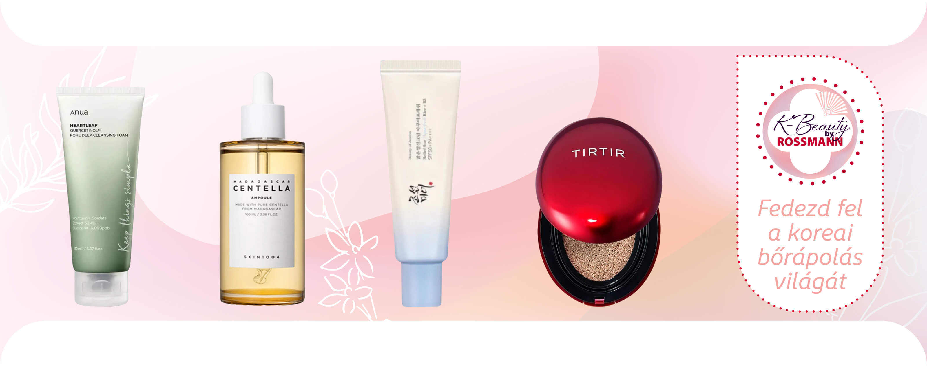Fedezd fel a koreai bőrápolás világát! Most a Rossmann üzleteiben és az Online Drogériában is elérhető!